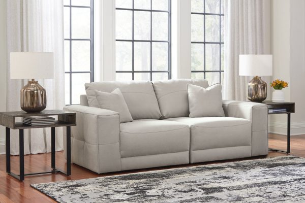 Next-Gen Gaucho Gray 2-Piece Sectional Loveseat Discount