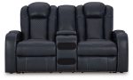 Fyne-Dyme Sofa, Loveseat and Recliner in Sapphire Discount