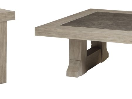 Hennington Coffee Table with 1 End Table in Light Brown Sale