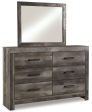 Wynnlow Queen Panel Bed with Mirrored Dresser and Chest in Gray Discount