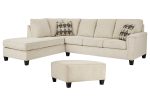 Abinger 2-Piece Sectional with Ottoman in Natural Online