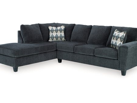 Abinger Smoke 2-Piece Sleeper Sectional with Chaise For Discount