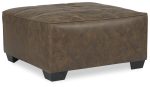 Abalone 3-Piece Sectional with Ottoman in Chocolate Online