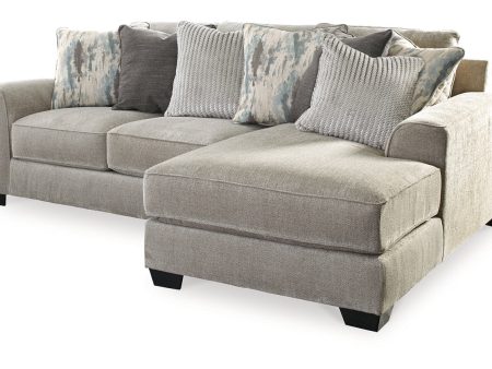 Ardsley Pewter 2-Piece Sectional with Chaise Sale