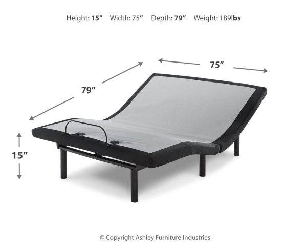 8 Inch Chime Innerspring Mattress with Adjustable Base in White on Sale