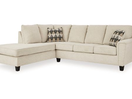 Abinger Natural 2-Piece Sleeper Sectional with Chaise For Discount