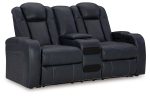 Fyne-Dyme Sofa, Loveseat and Recliner in Sapphire Discount