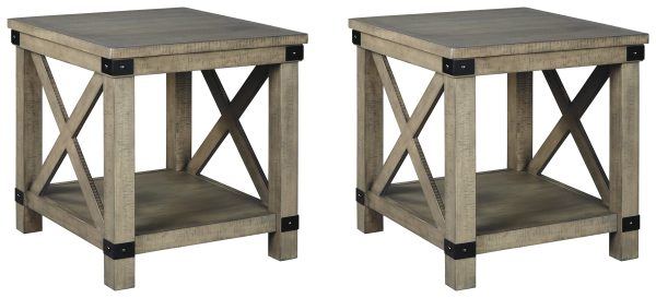 Aldwin Gray 2 End Table Discount