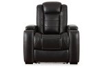 Party Time Midnight Power Reclining Sofa and Recliner Fashion