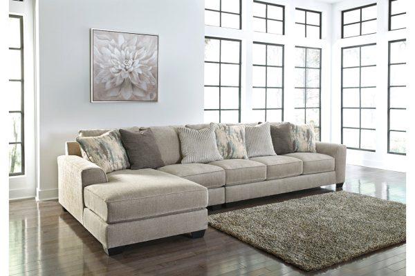 Ardsley Pewter 3-Piece Sectional with Chaise Online now