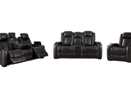 Party Time Midnight Power Reclining Sofa and Loveseat with Power Recliner Online now