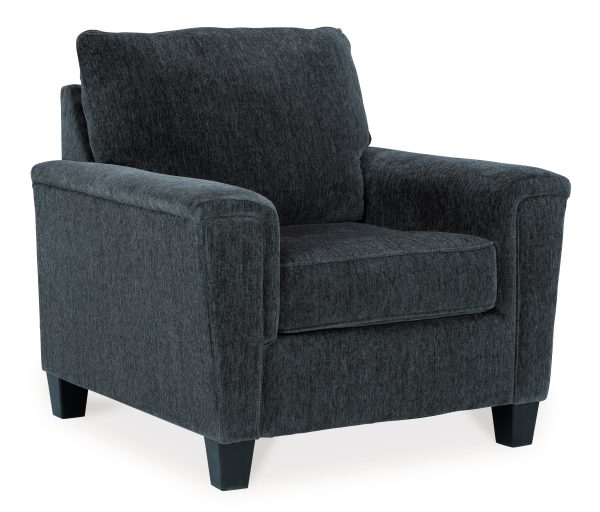 Abinger Chair and Ottoman in Smoke Hot on Sale