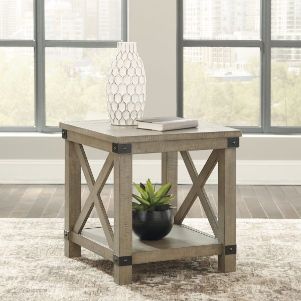 Aldwin Gray 2 End Table Discount