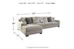 Ardsley Pewter 2-Piece Sectional with Chaise Online Hot Sale