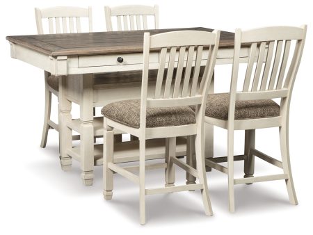 Bolanburg Counter Height Dining Table and 4 Barstools in Two-tone Online Sale