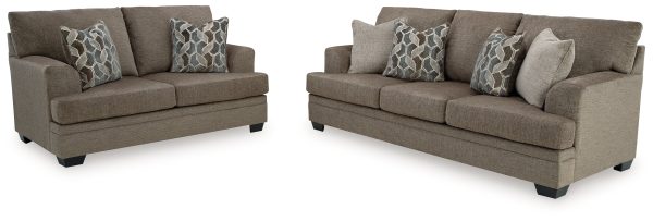 Stonemeade Sofa and Loveseat in Nutmeg Online