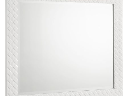 Ives Dresser Mirror White High Gloss Sale