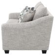 Tomkins Boucle Upholstered Loveseat Light Grey Discount