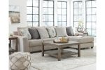 Ardsley Pewter 3-Piece Sectional with Chaise Online Sale