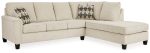 Abinger 2-Piece Sectional with Ottoman in Natural For Discount