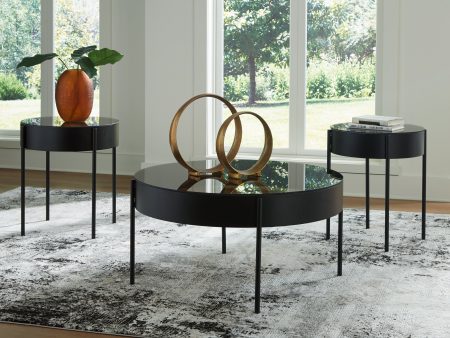 Ardoline Black Table (Set of 3) Online