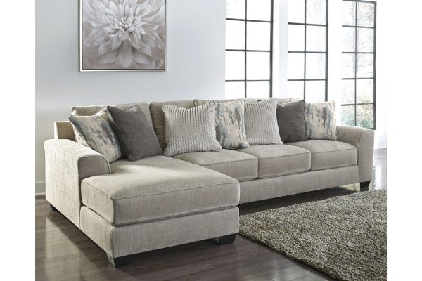 Ardsley Pewter 2-Piece Sectional with Chaise Online Hot Sale