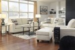 Abinger Sofa, Loveseat, Chair and Ottoman in Natural on Sale