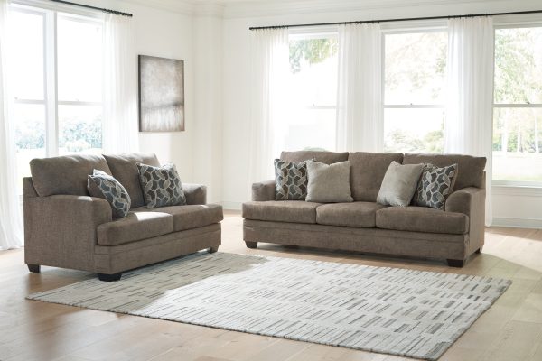 Stonemeade Sofa and Loveseat in Nutmeg Online