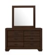 Farrow Chocolate Bedroom Mirror (Mirror Only) For Sale