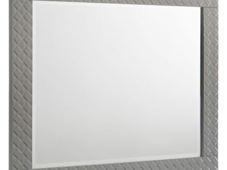 Ives Dresser Mirror Grey High Gloss Supply