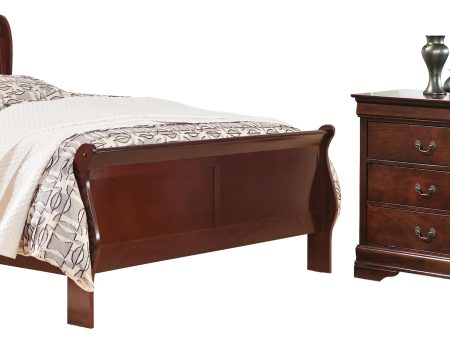 Alisdair King Sleigh Bed with Dresser in Reddish Brown Online