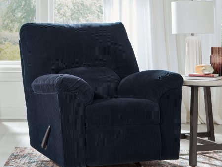 SimpleJoy Navy Recliner Cheap