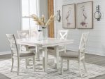 Robbinsdale Dining Table and 4 Chairs in Antique White Supply