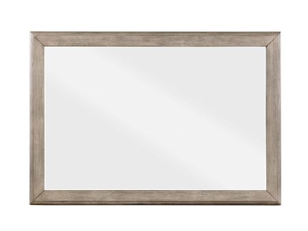 Marceline Gray Oak Mirror Cheap