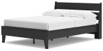 Socalle Full Panel Platform Bed with Dresser, Chest and 2 Nightstands in Black For Discount