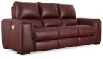 Alessandro Sofa, Loveseat and Recliner in Garnet Supply