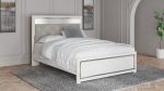 Altyra Queen Panel Bed with Dresser in White Online now