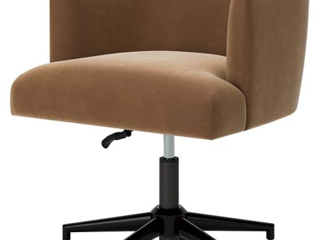 Austanny Warm Brown Home Office Desk Chair Discount