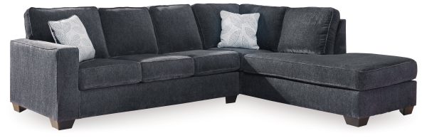 Altari 2-Piece Sectional with Ottoman in Slate Online Hot Sale