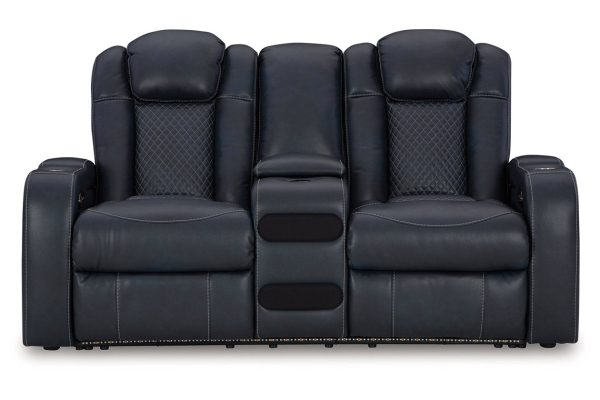 Fyne-Dyme Sapphire Power Reclining Sofa, Loveseat and Recliner For Cheap