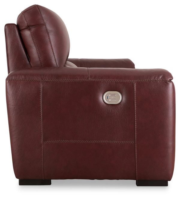 Alessandro Sofa, Loveseat and Recliner in Garnet Supply