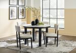 Xandrum Dining Table and 4 Chairs in Black Online