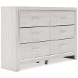 Altyra Queen Panel Bed with Dresser in White Online now