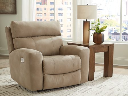 Next-Gen DuraPella Sand Power Recliner For Cheap