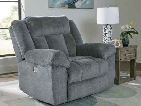 Tip-Off Slate Power Recliner Cheap