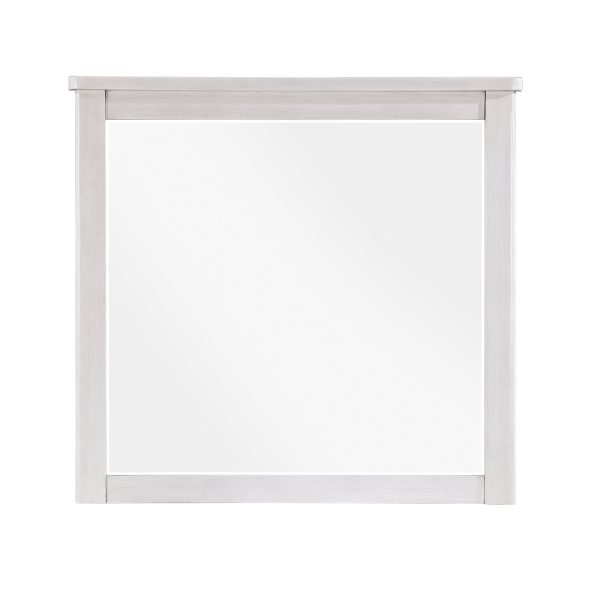 Ambrose Antique White Gray Mirror Sale