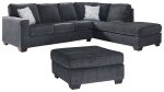 Altari 2-Piece Sectional with Ottoman in Slate Online Hot Sale