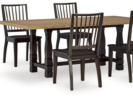 Charterton Two-tone Brown Dining Table and 6 Chairs Hot on Sale