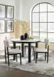 Xandrum Dining Table and 4 Chairs in Black Online