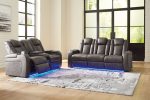 Fyne-Dyme Shadow Power Reclining Living Room Set Online